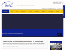 Tablet Screenshot of fahrschule-herb.de